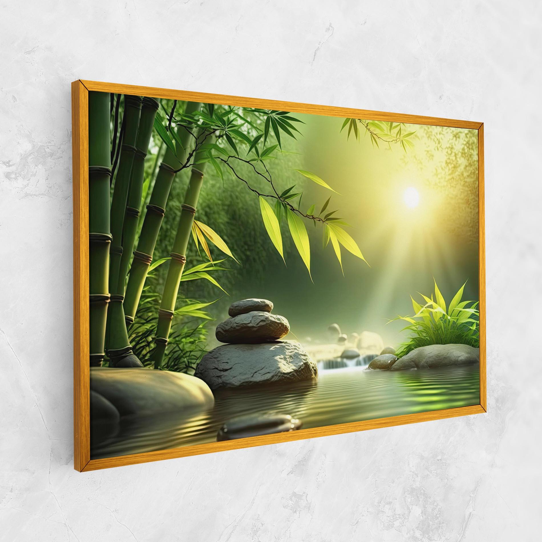 Leinwandbild Relaxing Spa Nature mockup 1