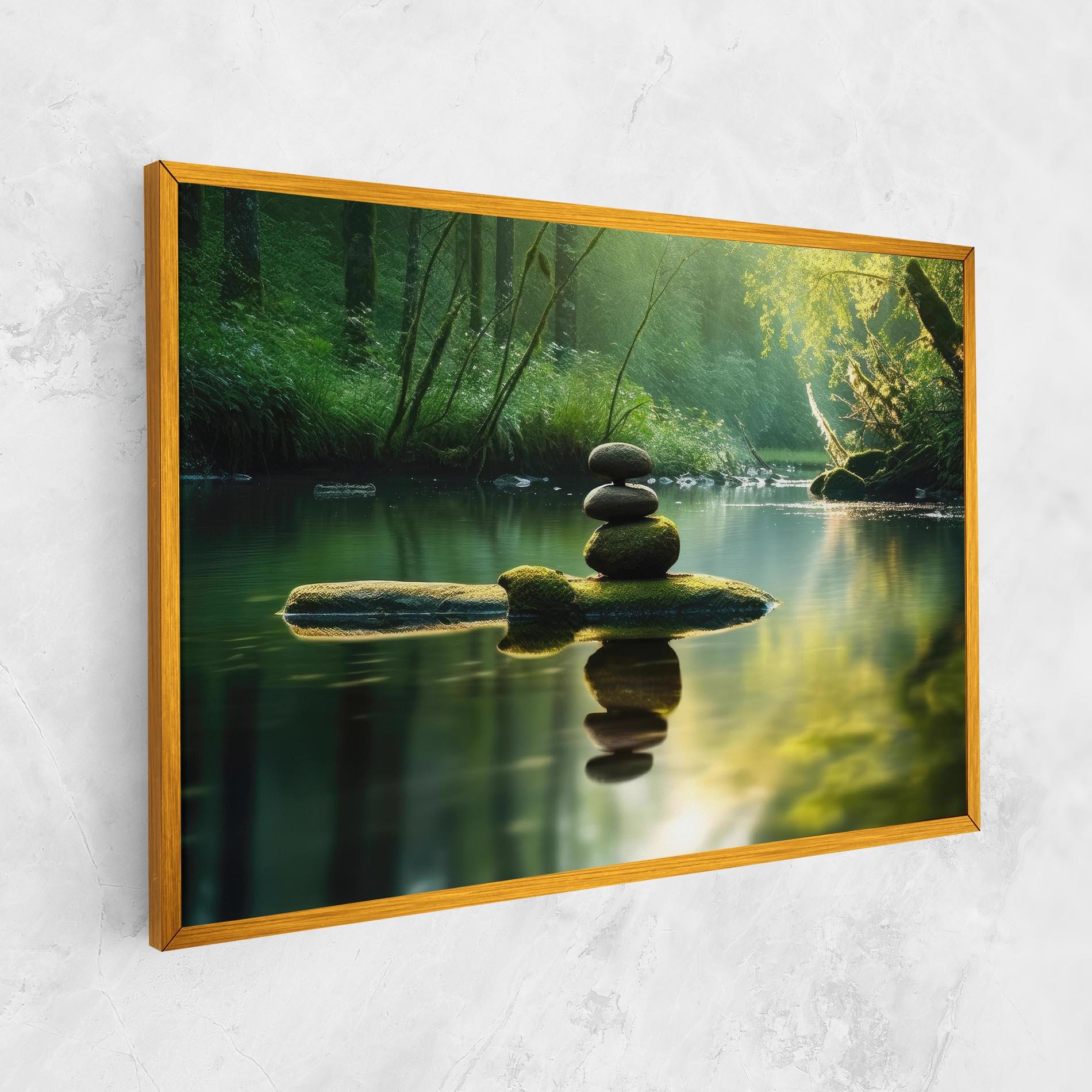 Leinwandbild Spiritual Stones mockup 1
