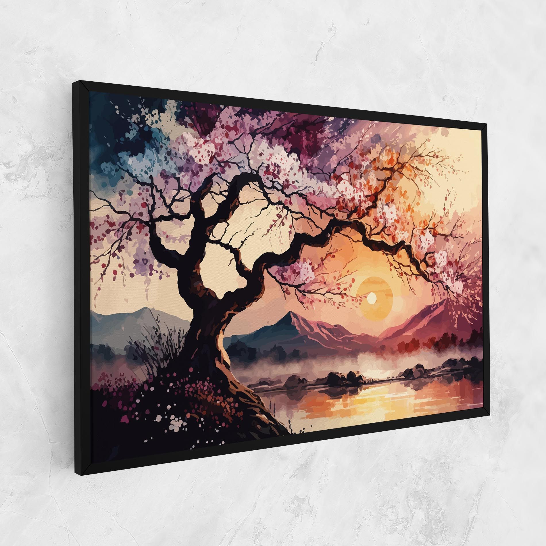 Pink Tree Nature mockup 1