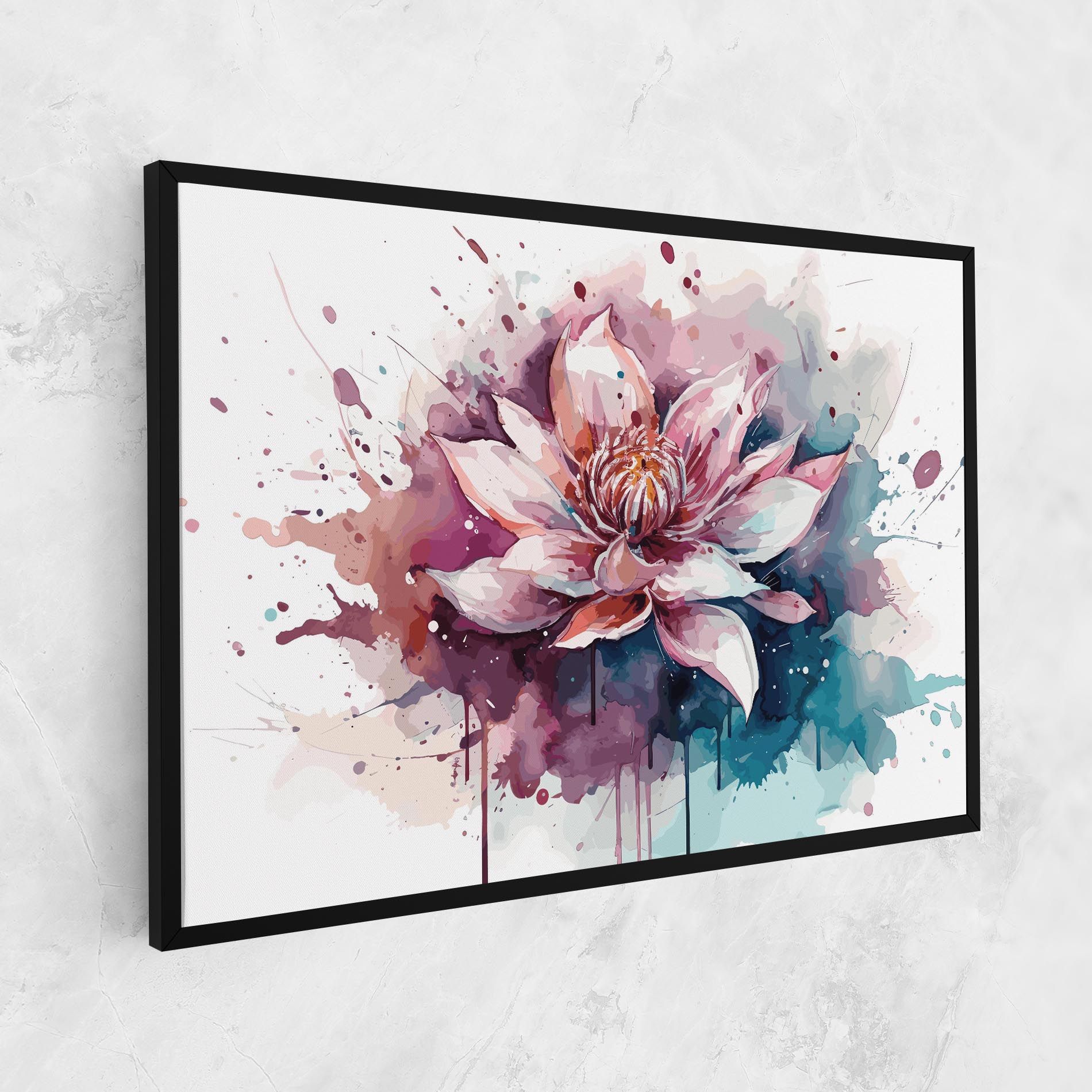 Pretty Pink Lotus Art mockup 1