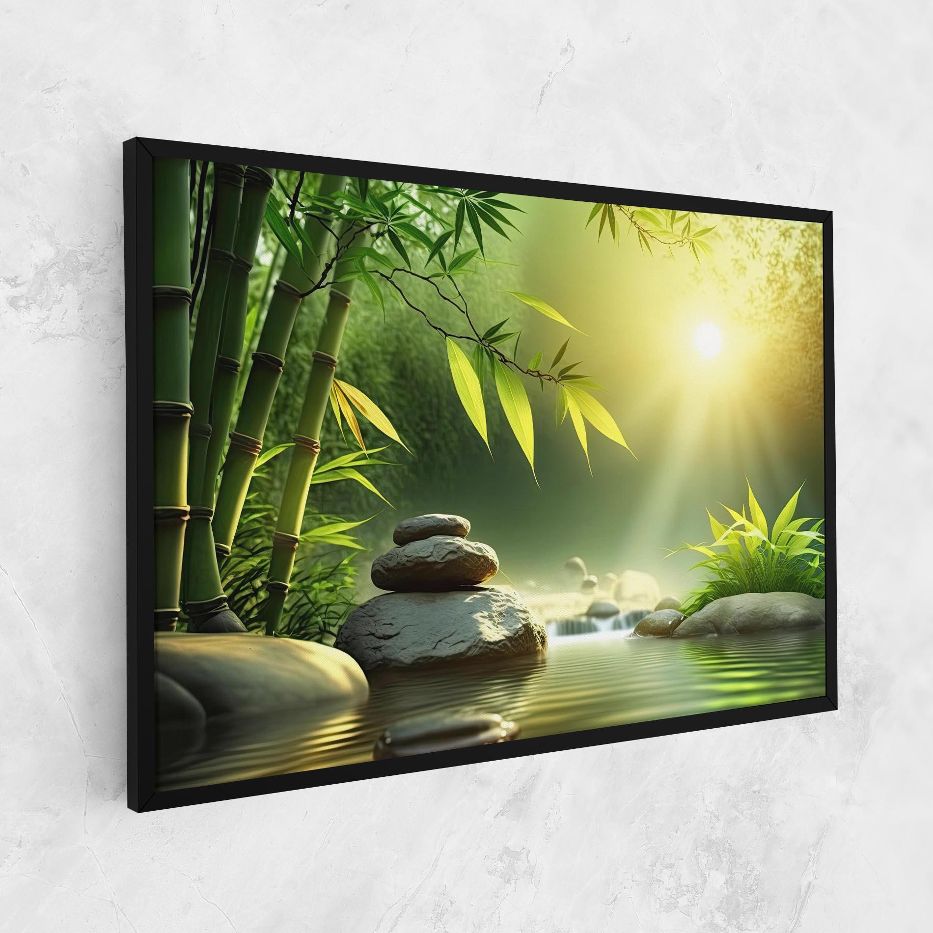 Leinwandbild Relaxing Spa Nature mockup 1