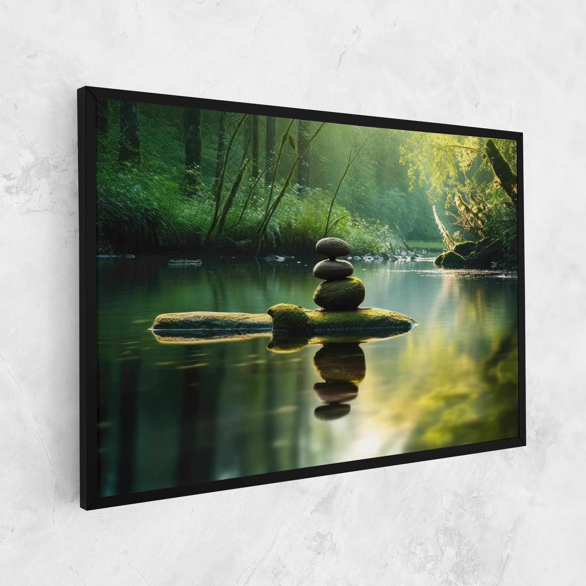 Leinwandbild Spiritual Stones mockup 1