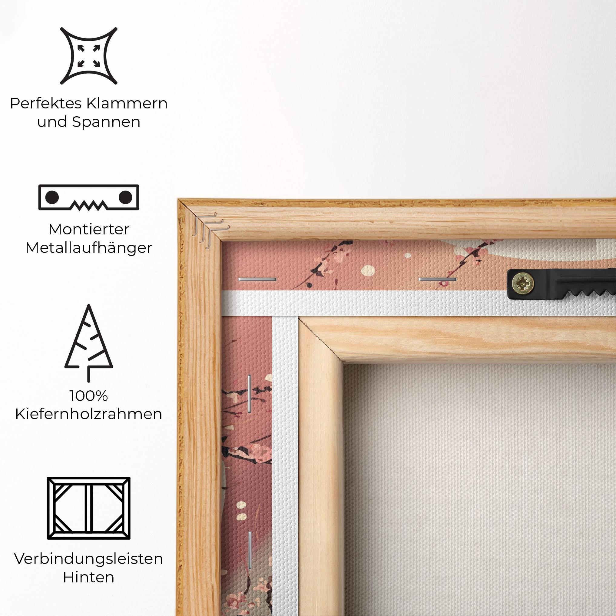 Leinwandbild Blossom Full Moon mockup 5