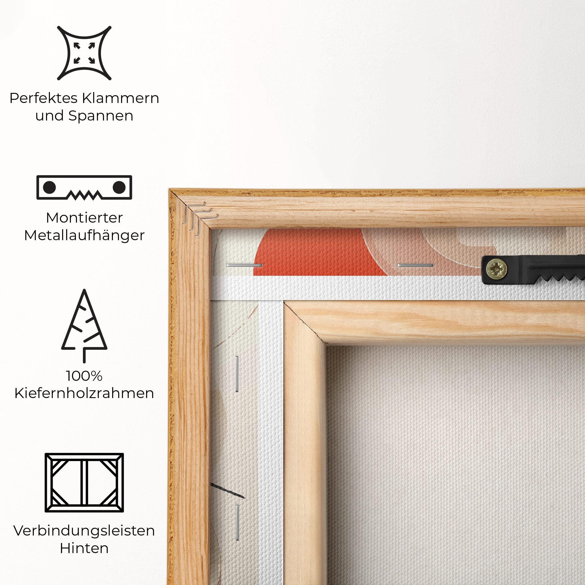 Leinwandbild Cream Nature mockup 5