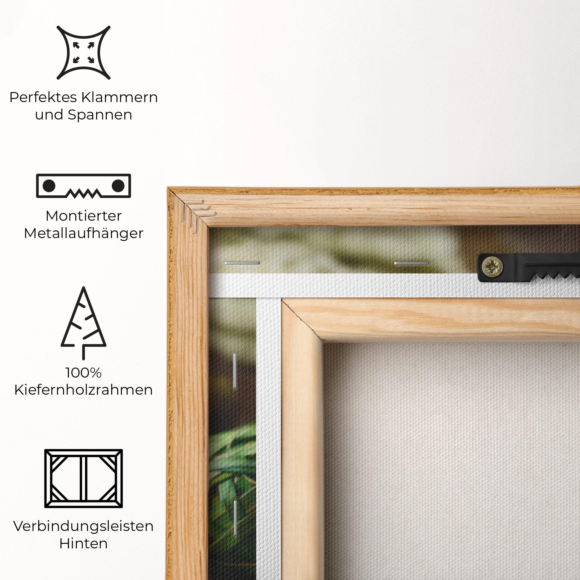 Leinwandbild Green Candles Spa mockup 5