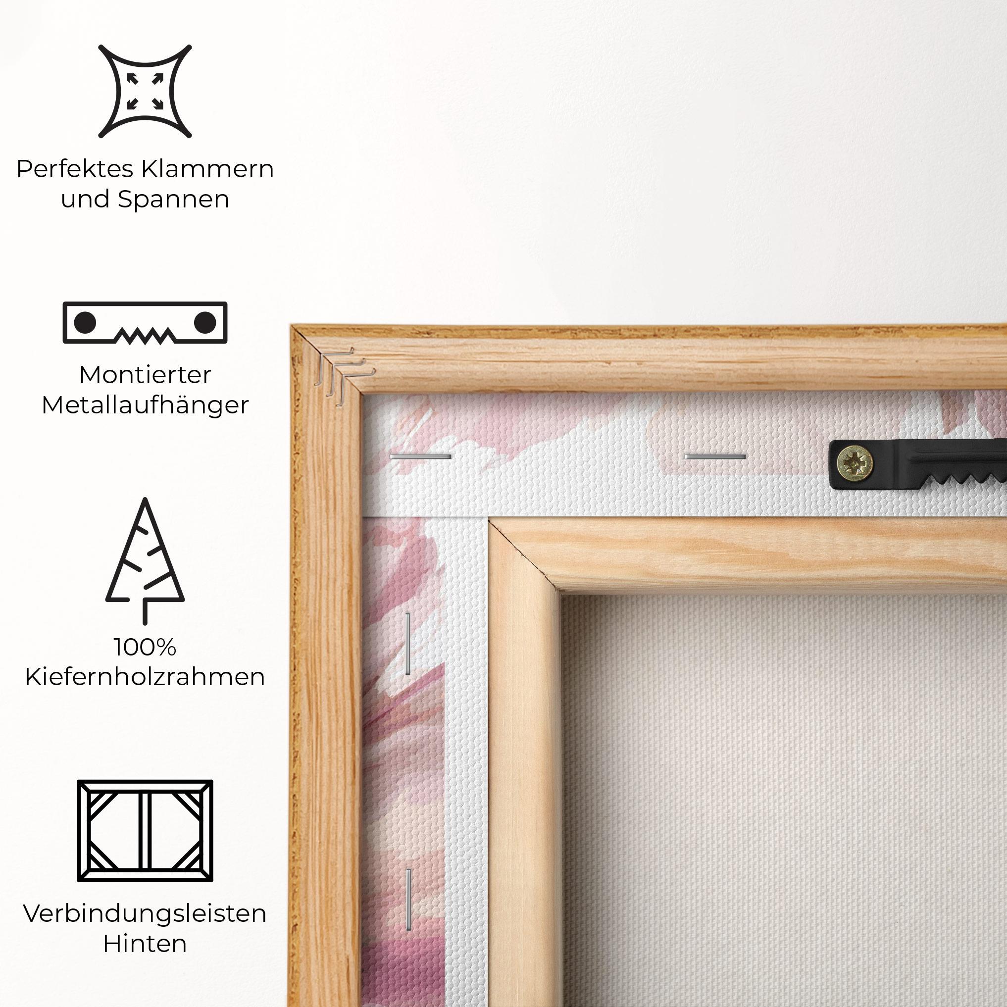 Leinwandbild Meditation Flower mockup 5