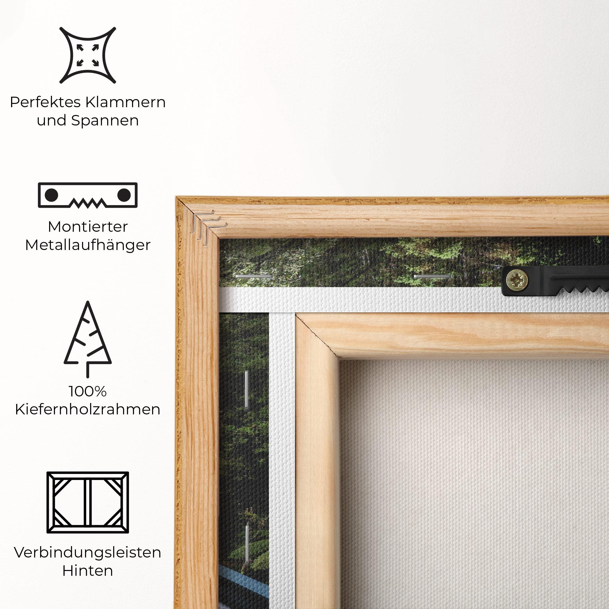 Leinwandbild Nature Bridge mockup 5