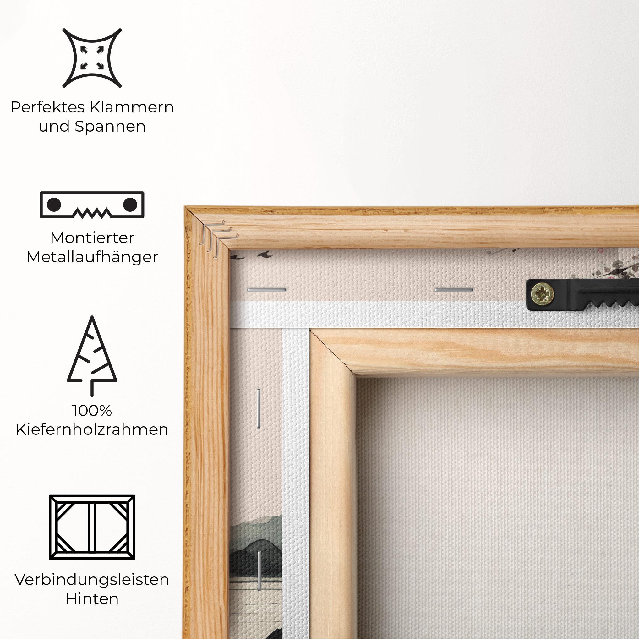 Leinwandbild Relaxing Nature mockup 5