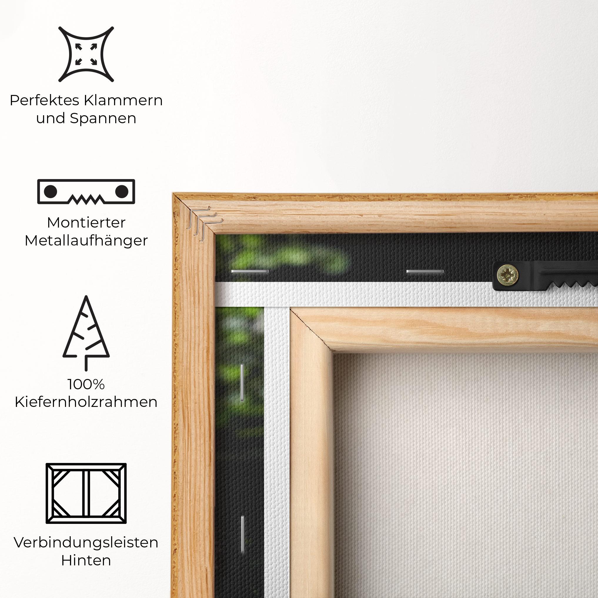 Leinwandbild White Spa Flower mockup 5