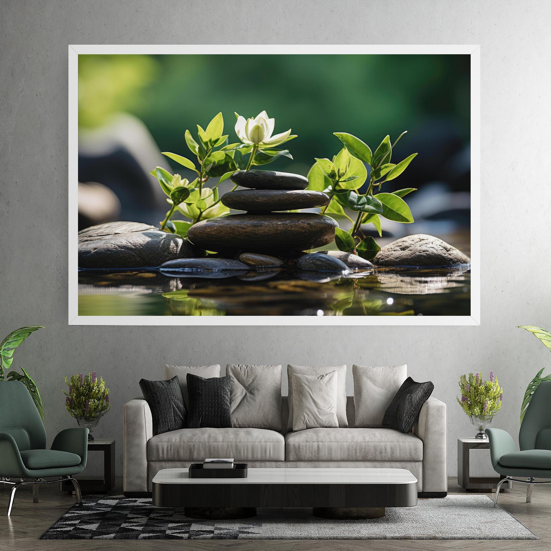 Leinwandbild Cinematic Stones mockup 7