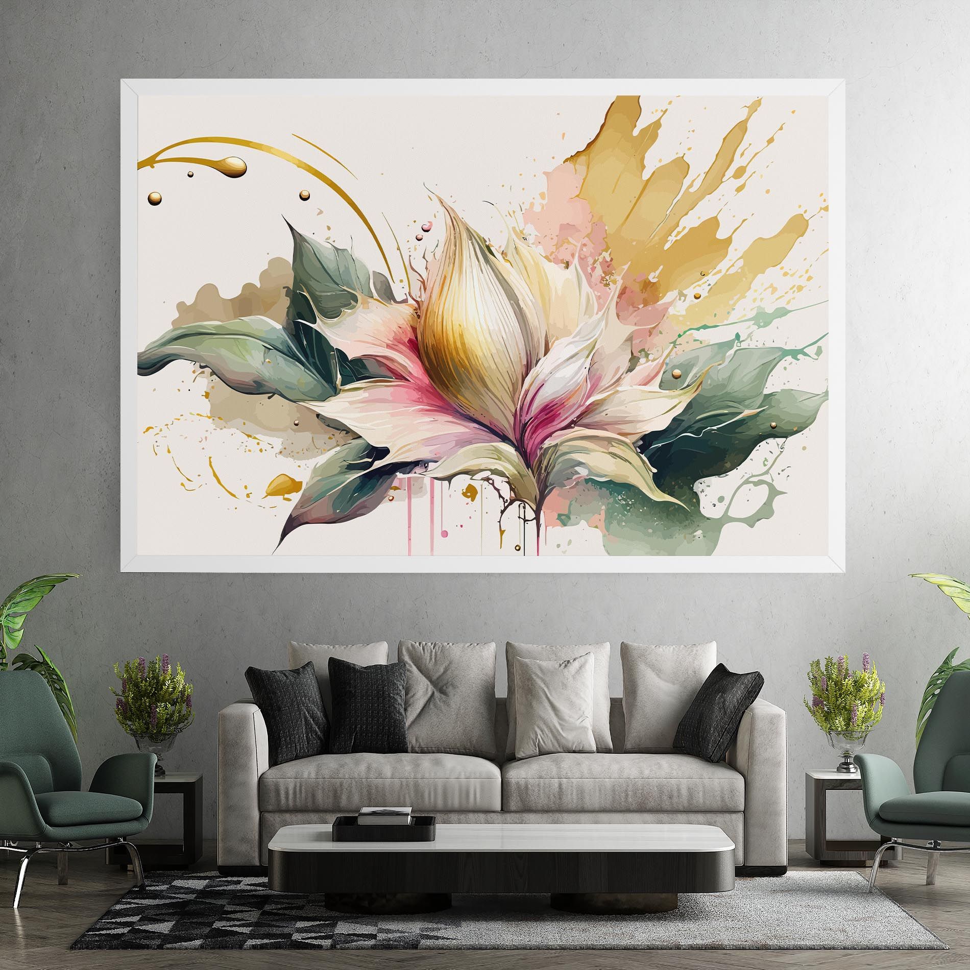 Cream Pink Nature mockup 7