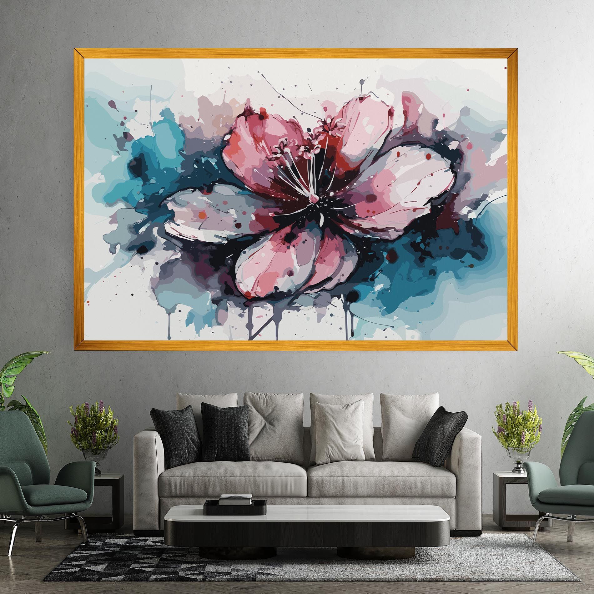 Pink Blue Nature mockup 7