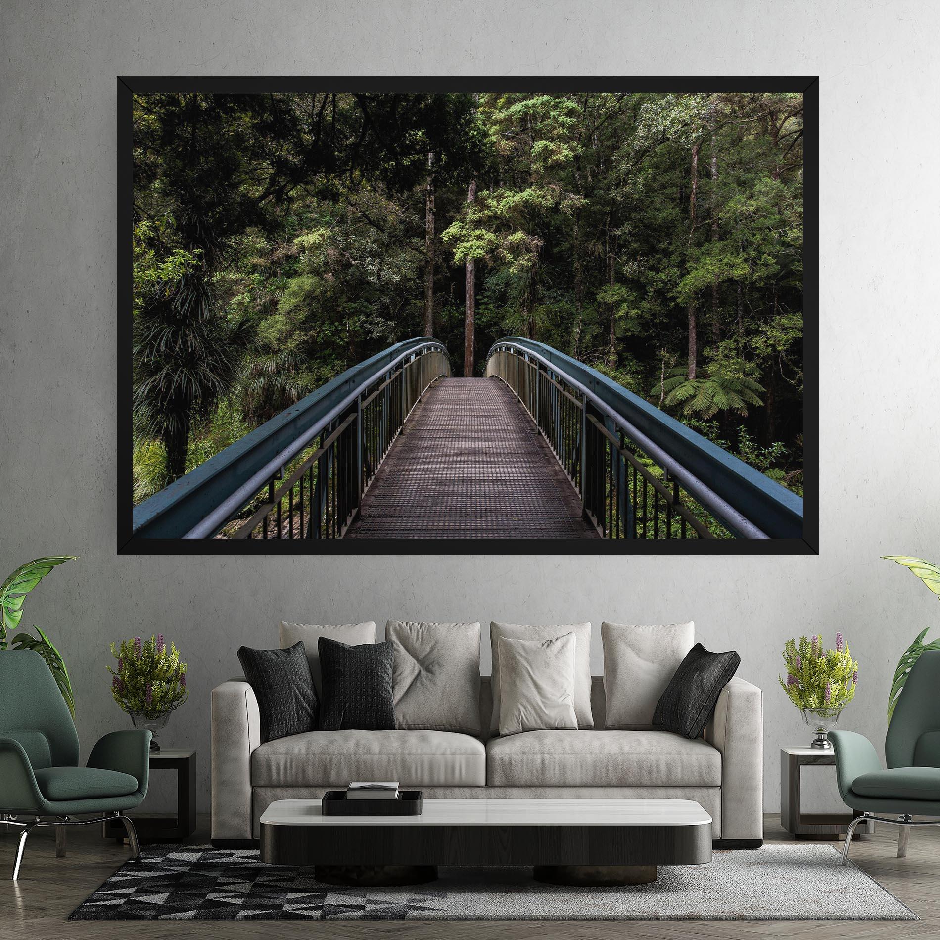 Leinwandbild Nature Bridge mockup 7