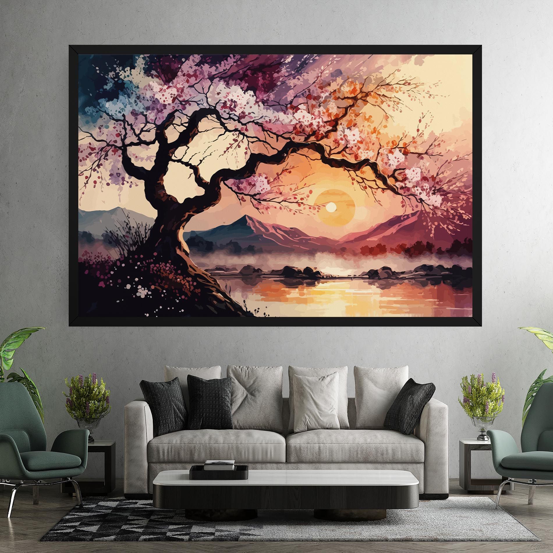 Pink Tree Nature mockup 7