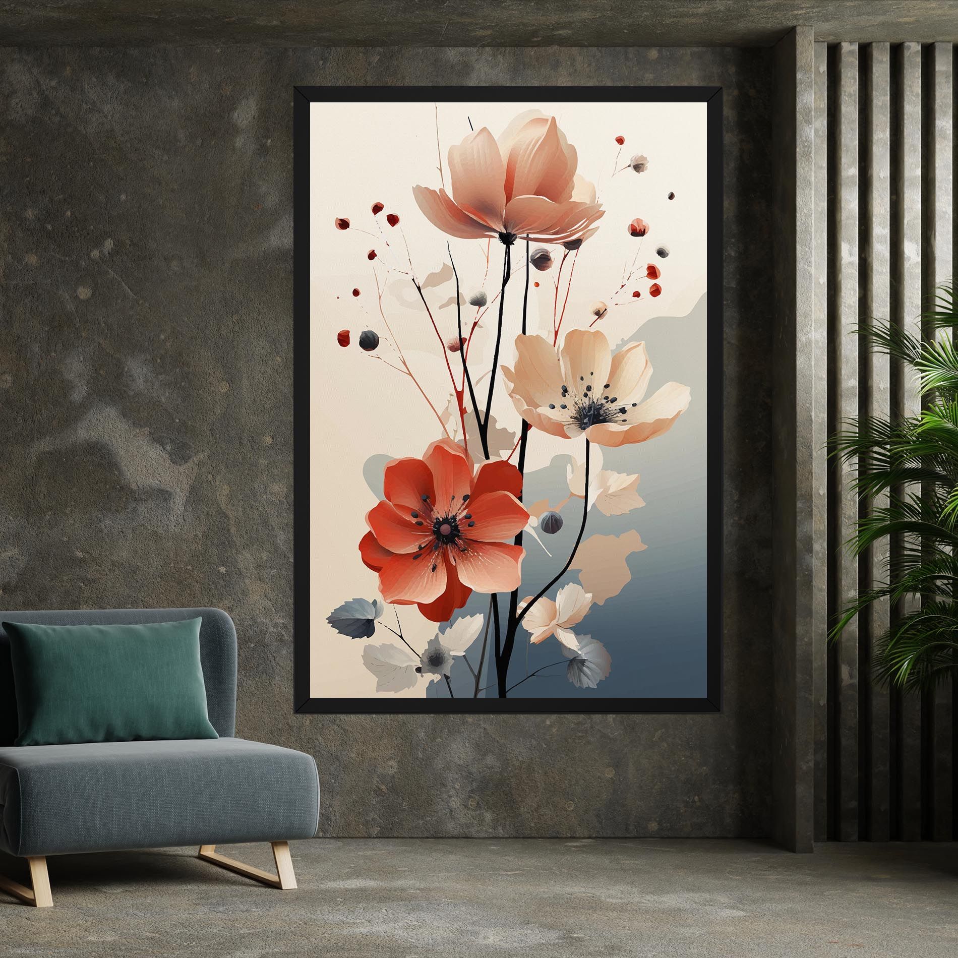 Cream Flower Nature mockup 7