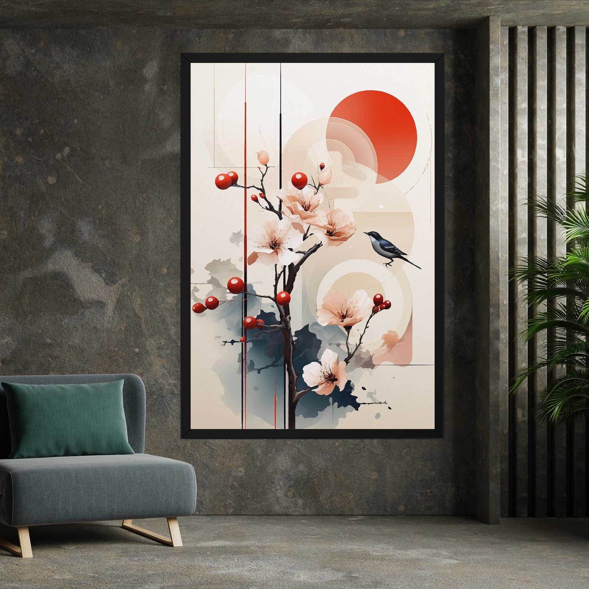 Leinwandbild Cream Nature mockup 7