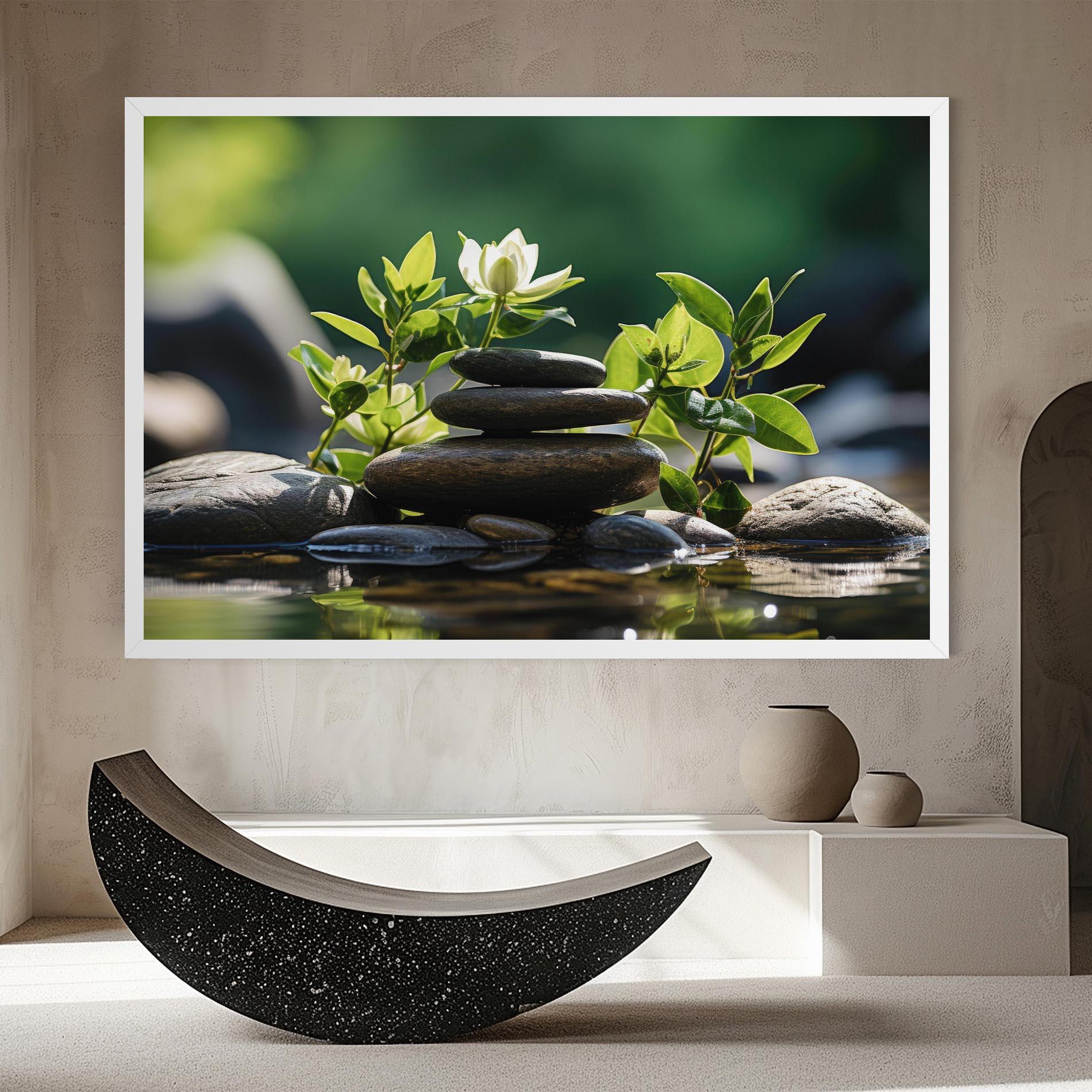 Leinwandbild Cinematic Stones mockup 8