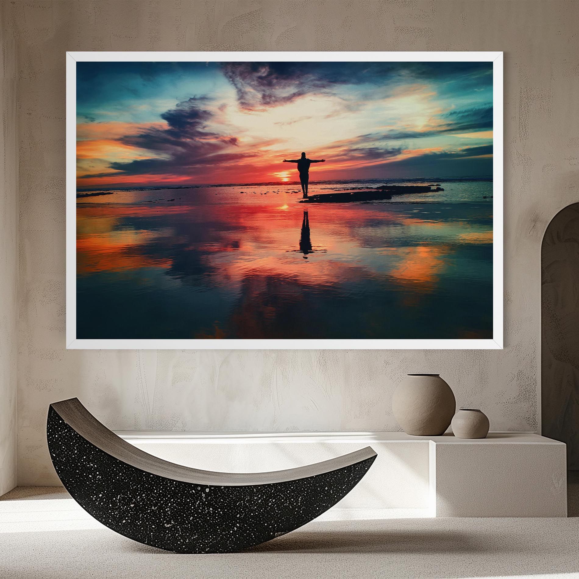 Pink Purple Sky Man mockup 8