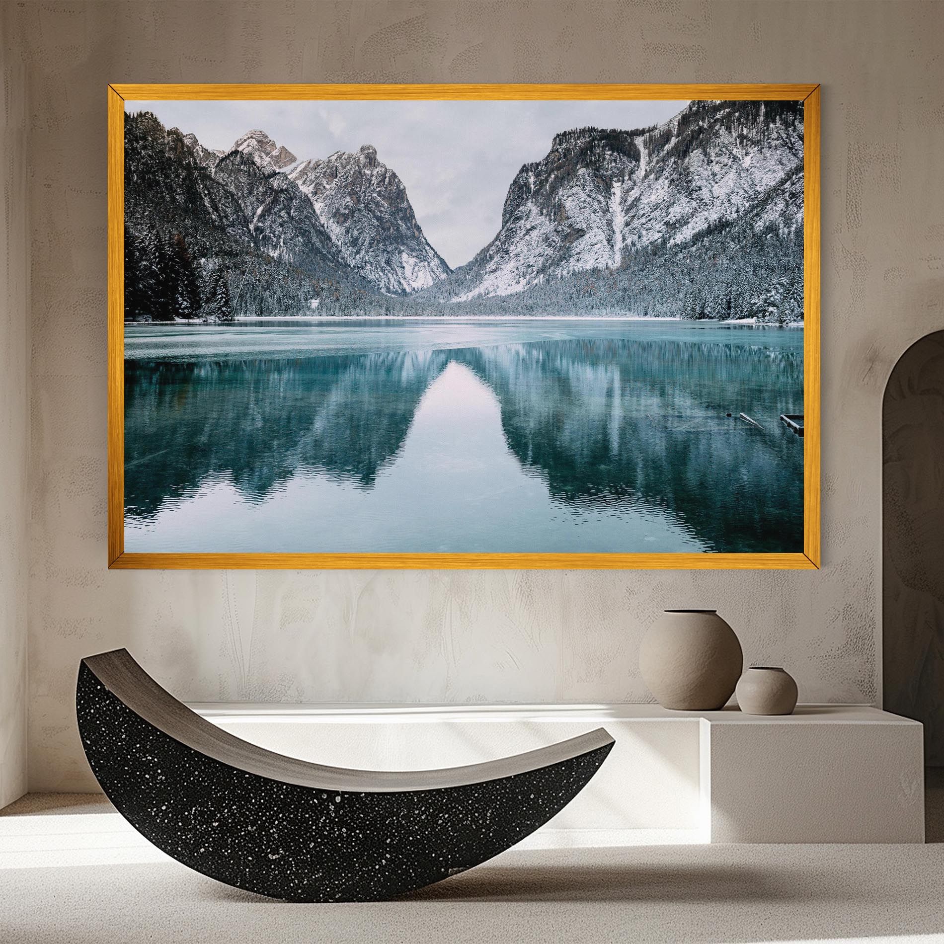 Lake Reflection Mountain mockup 8