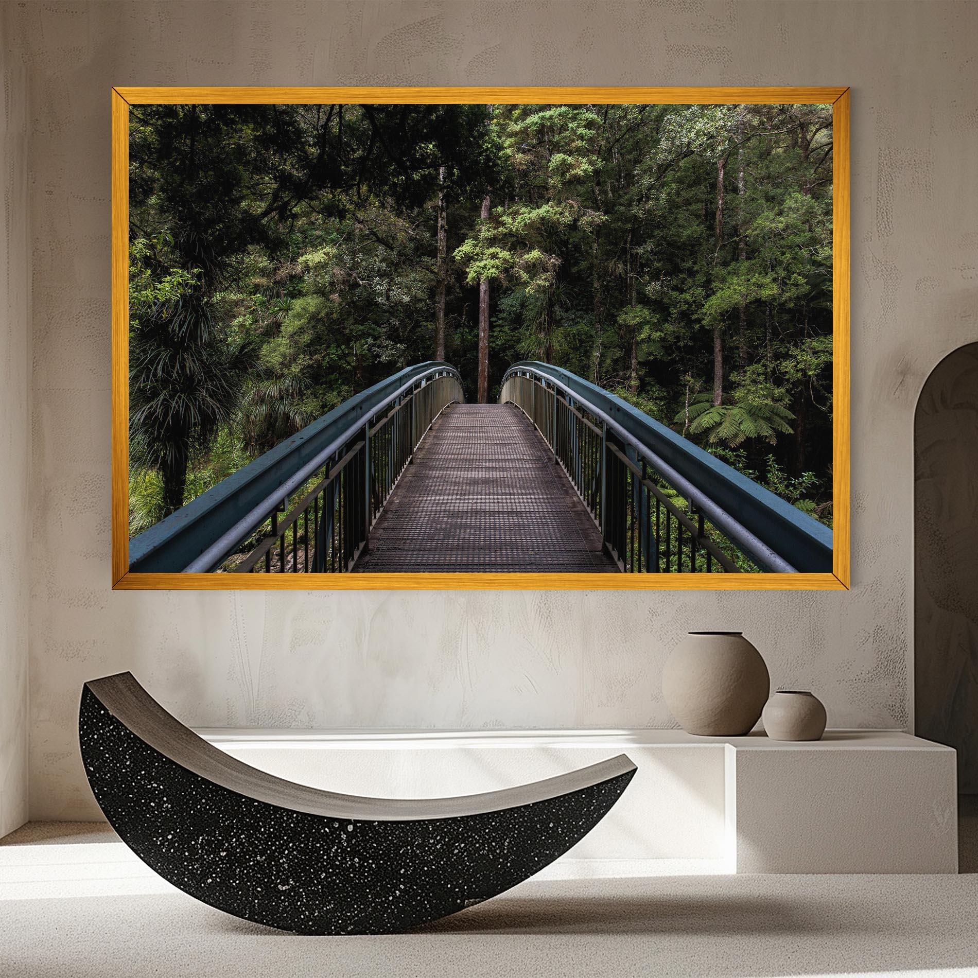 Leinwandbild Nature Bridge mockup 8