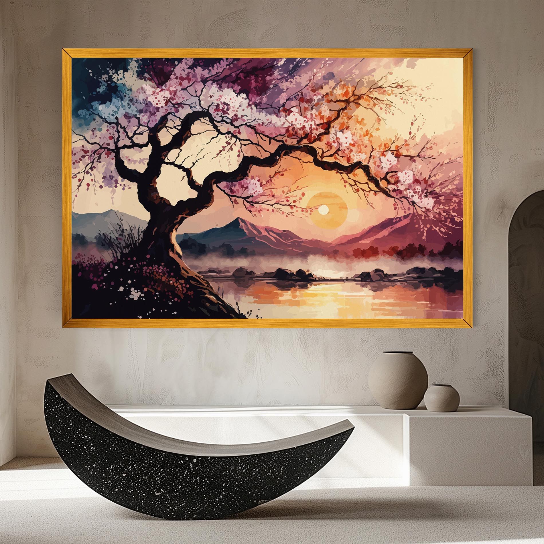 Pink Tree Nature mockup 8