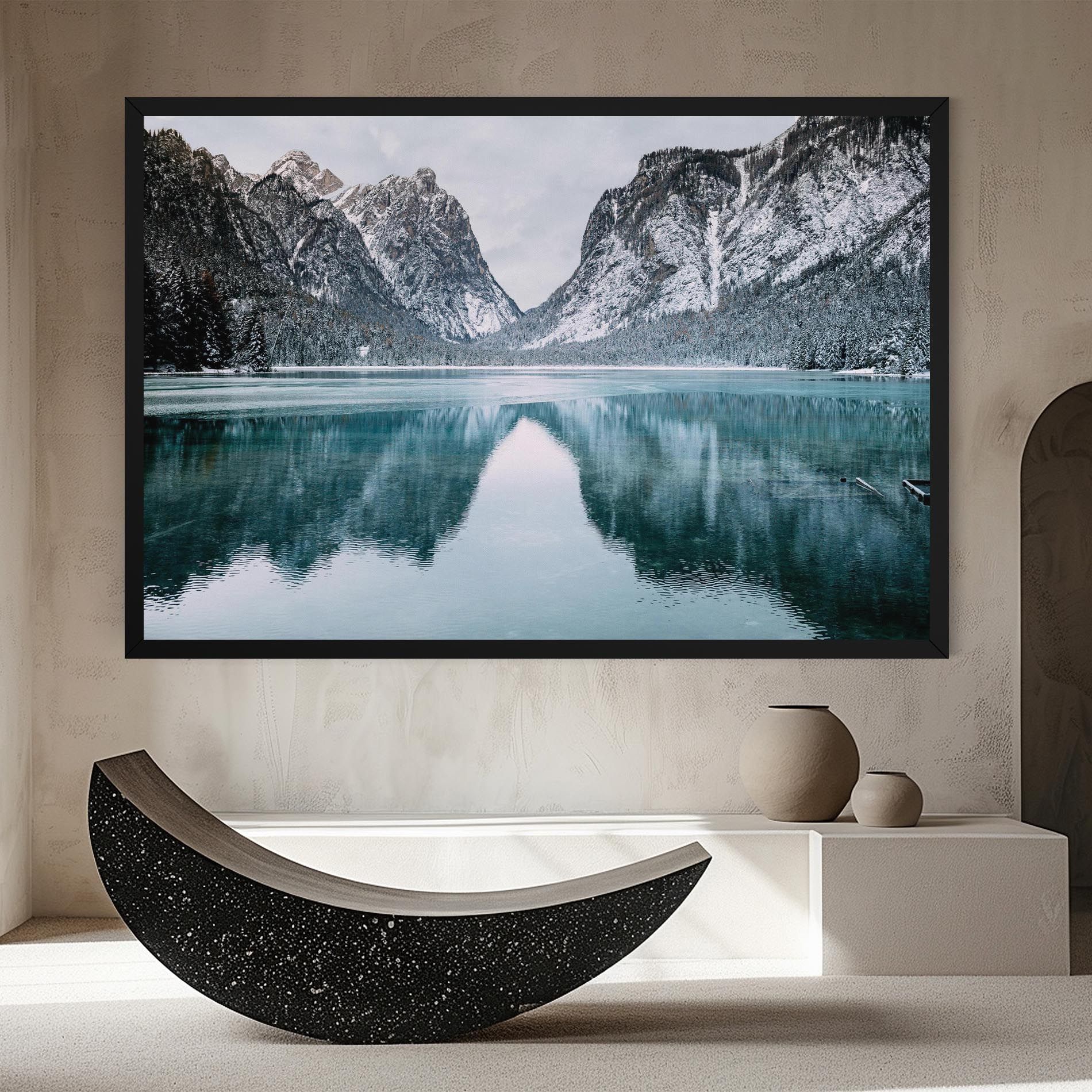 Lake Reflection Mountain mockup 8