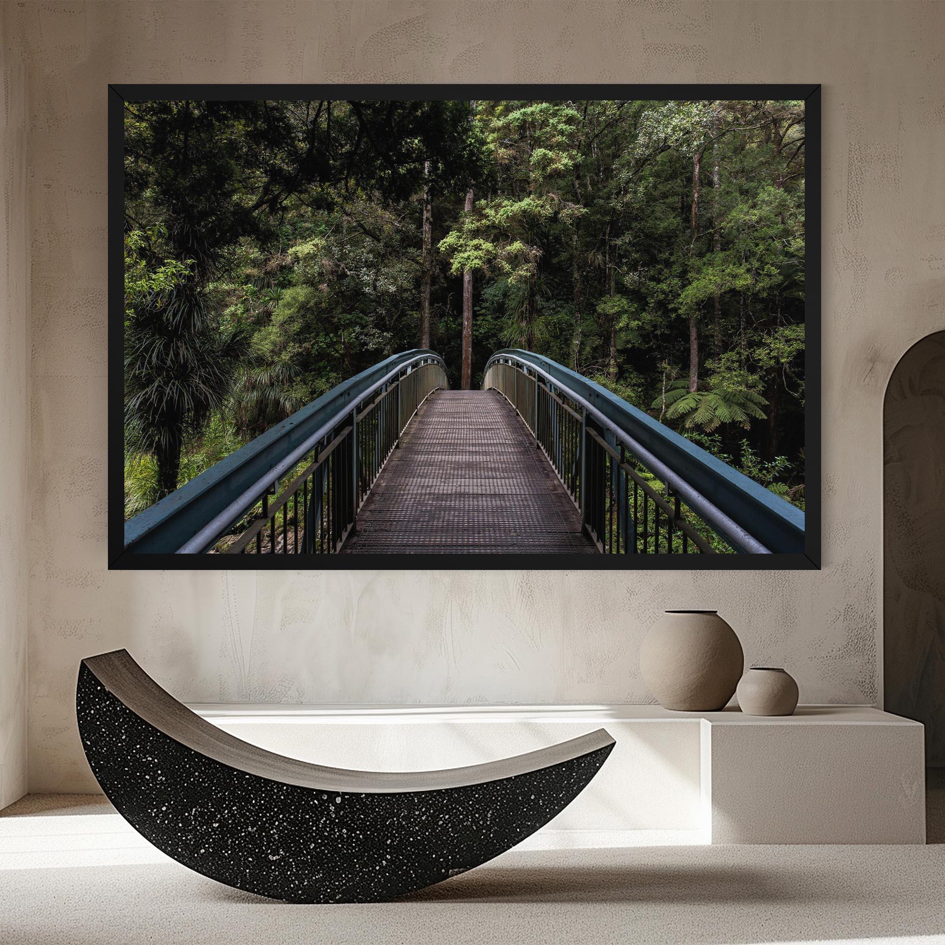 Leinwandbild Nature Bridge mockup 8