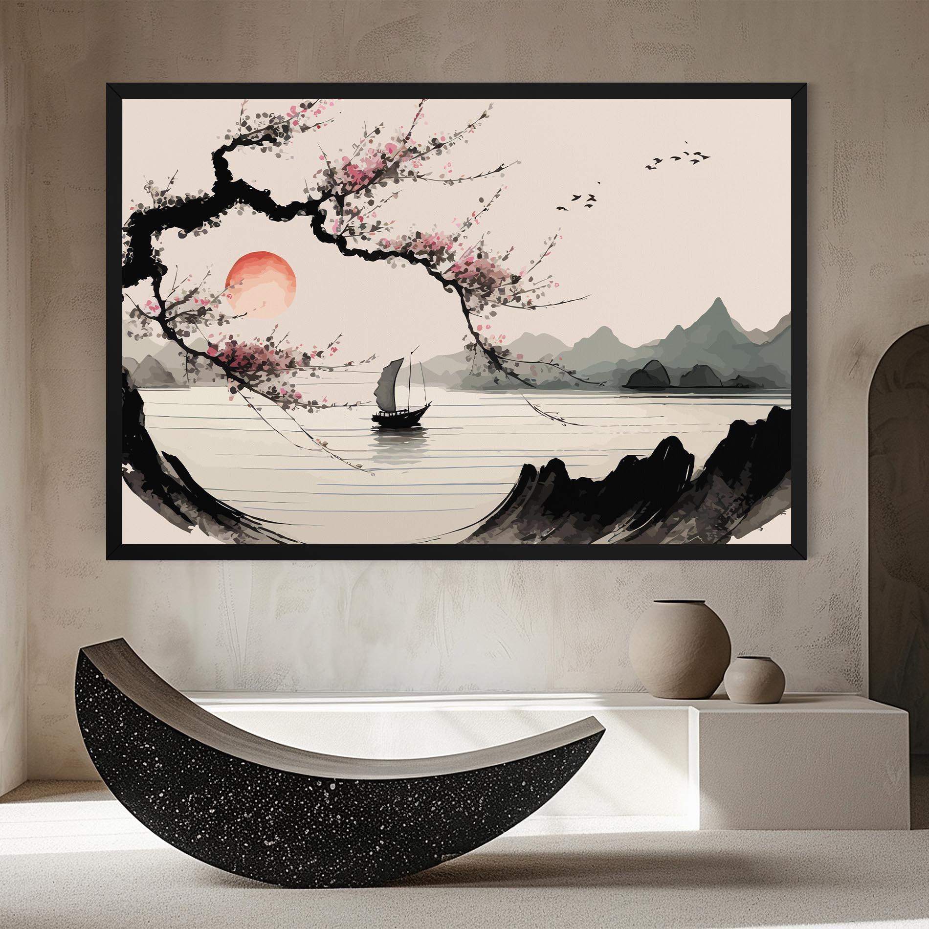 Leinwandbild Relaxing Nature mockup 8