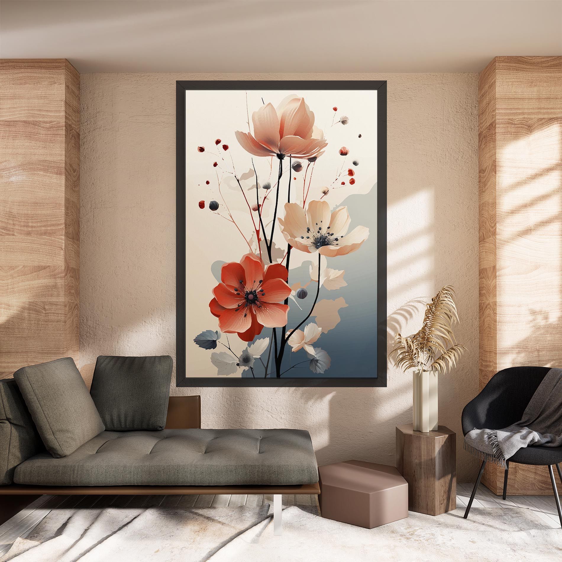 Cream Flower Nature mockup 8