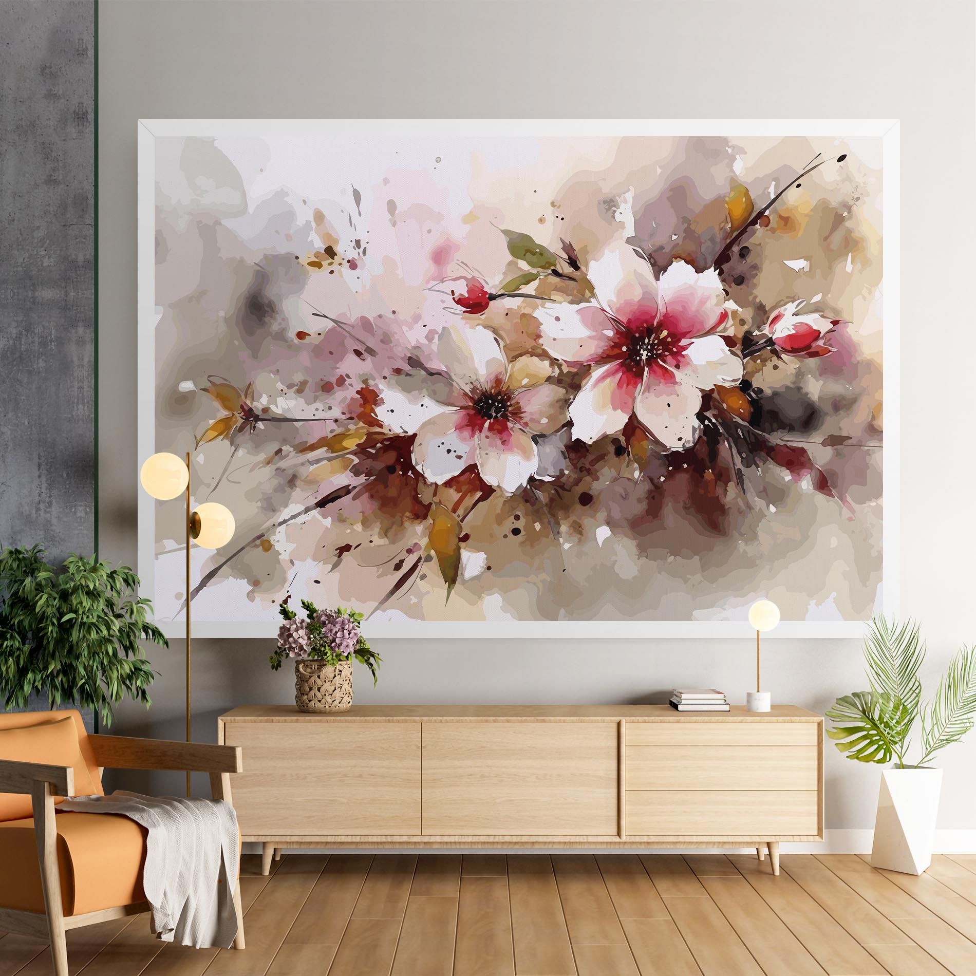 Beautiful Cherry Flower mockup 9
