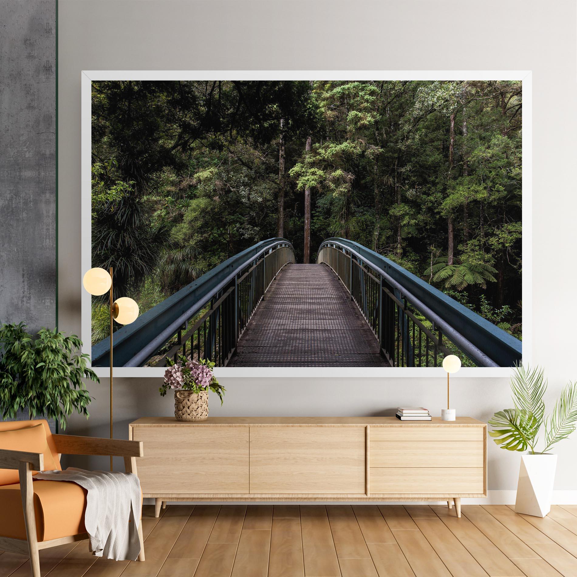 Leinwandbild Nature Bridge mockup 9