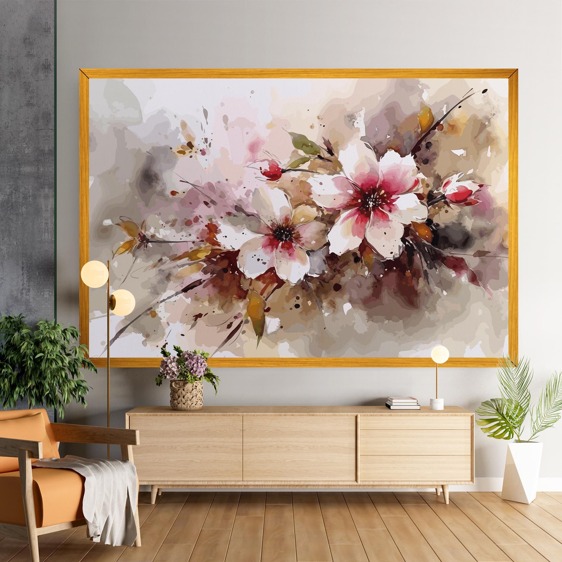 Beautiful Cherry Flower mockup 9