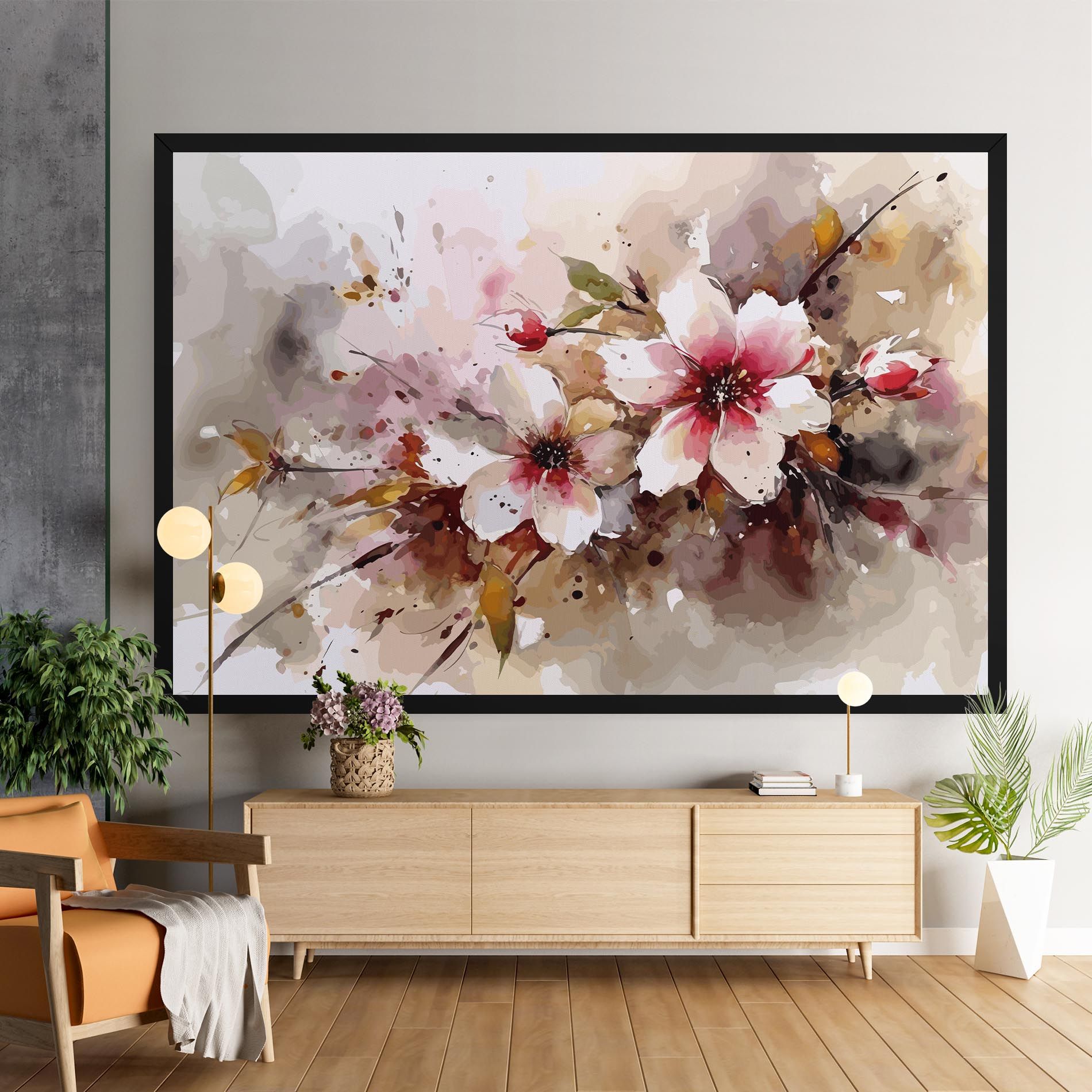 Beautiful Cherry Flower mockup 9