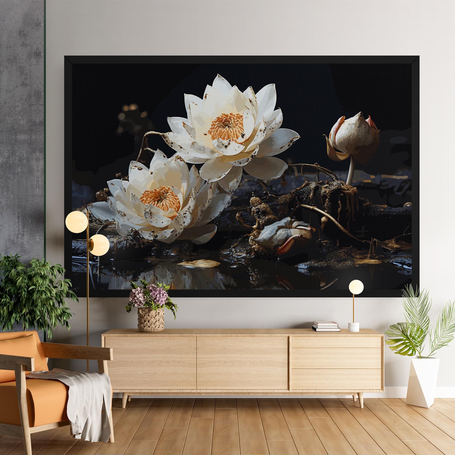 Beautiful White Nature mockup 9