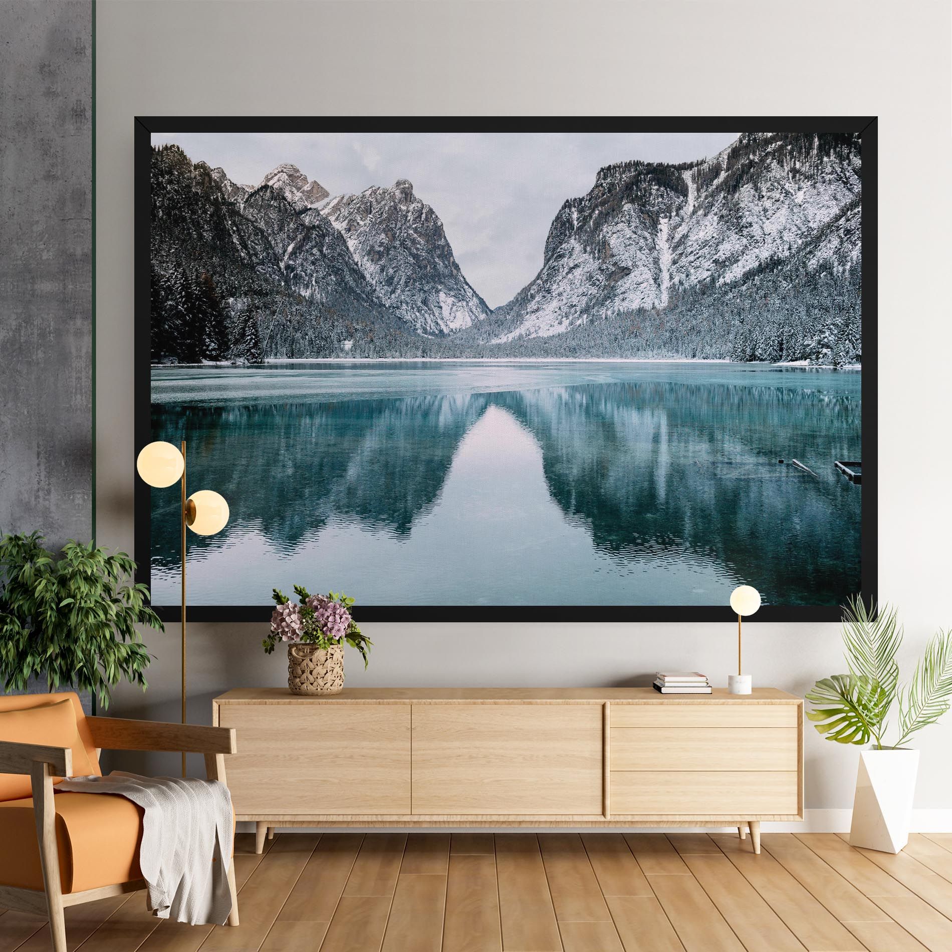 Lake Reflection Mountain mockup 9