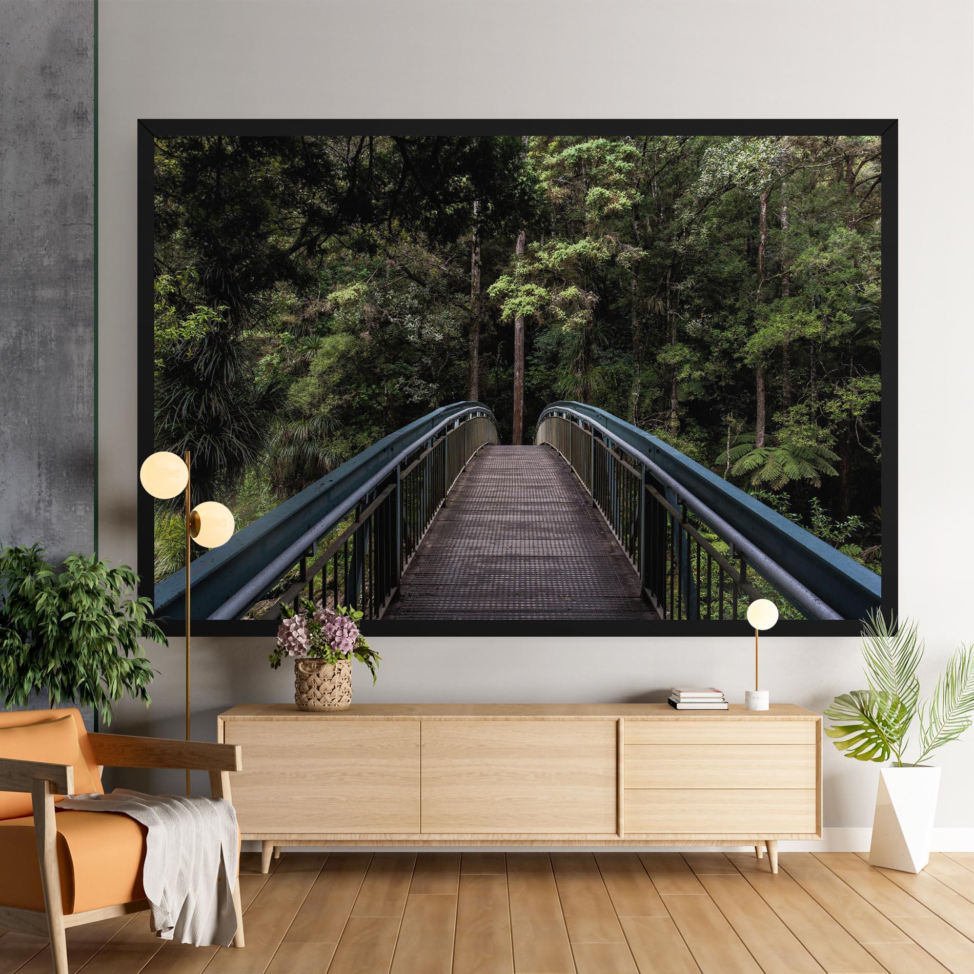 Leinwandbild Nature Bridge mockup 9