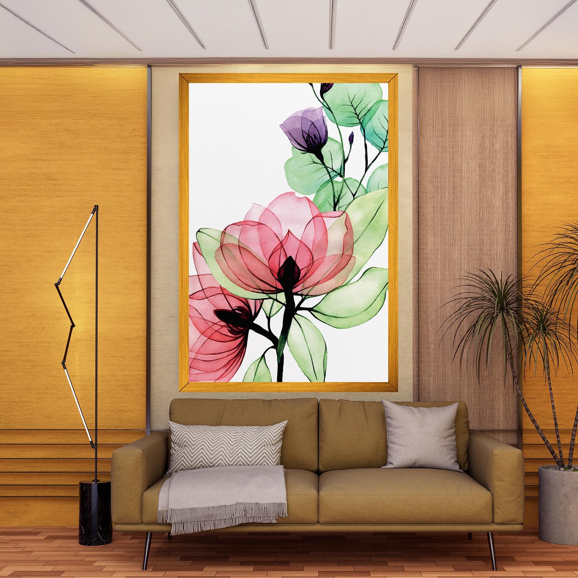 Pink Green Nature mockup 9