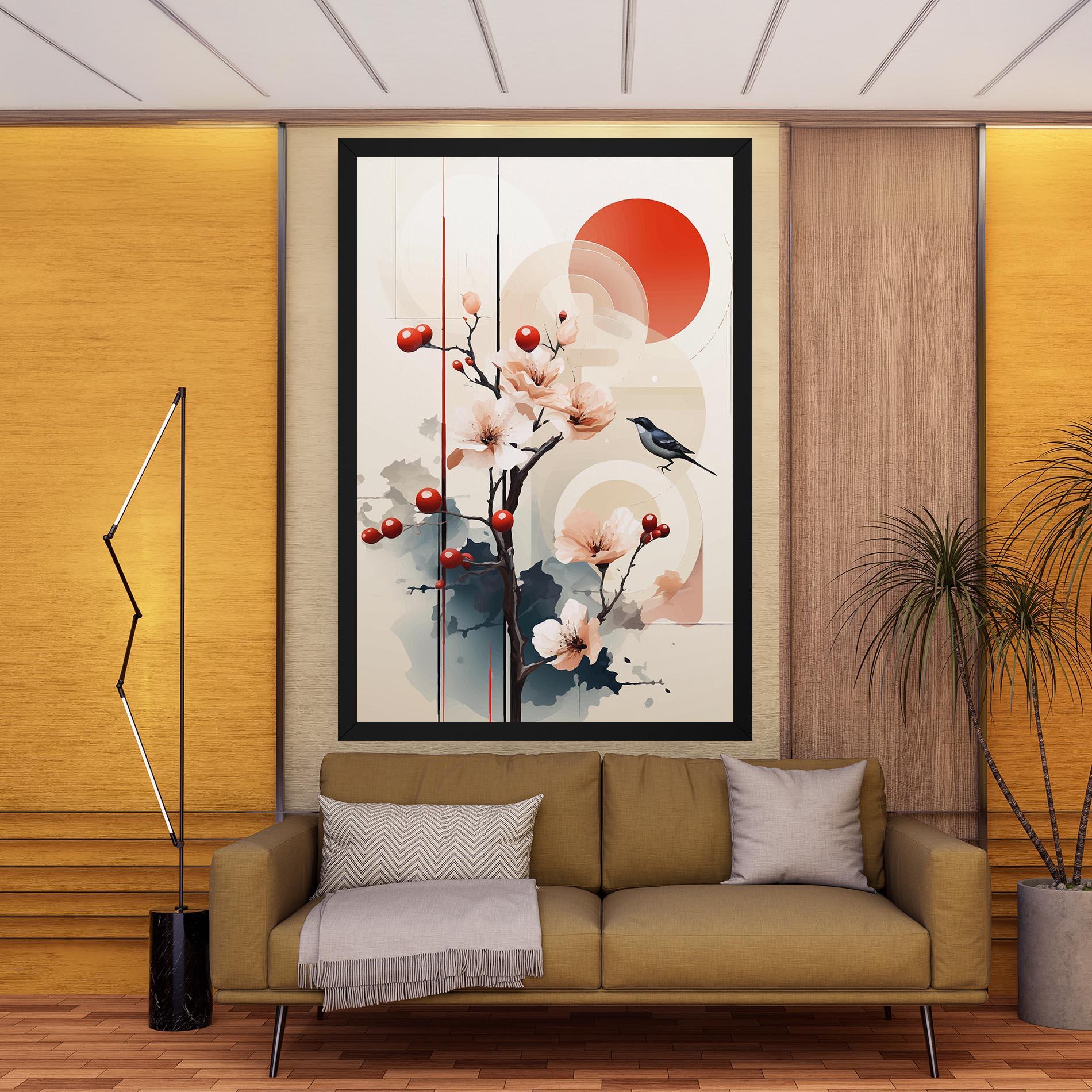 Leinwandbild Cream Nature mockup 9