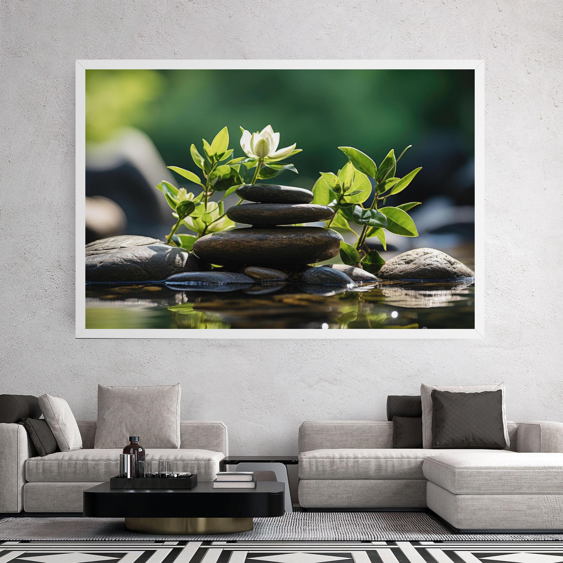 Leinwandbild Cinematic Stones mockup 2