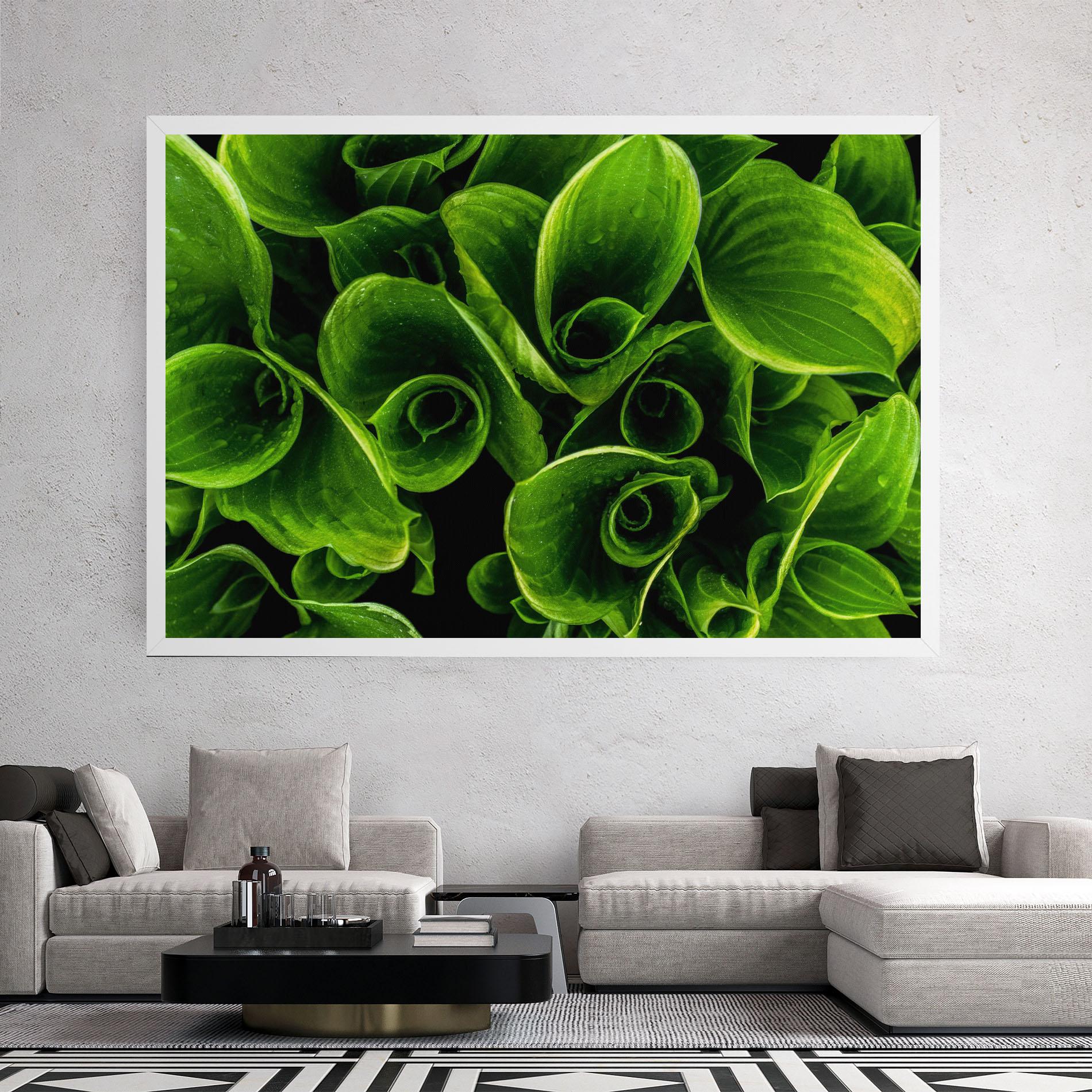 Leinwandbild Green Nature View mockup 2