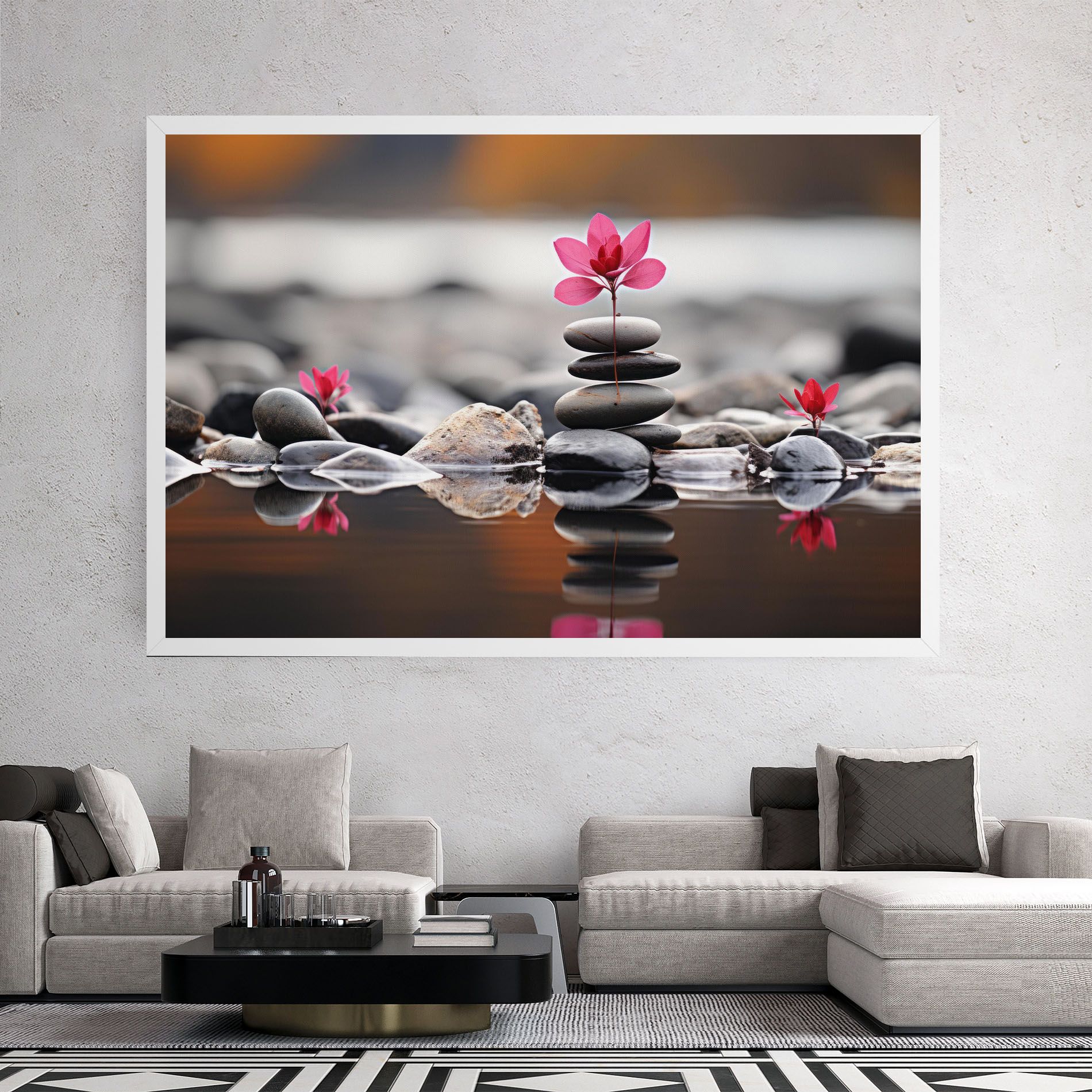 Grey Rocks Flower mockup 2