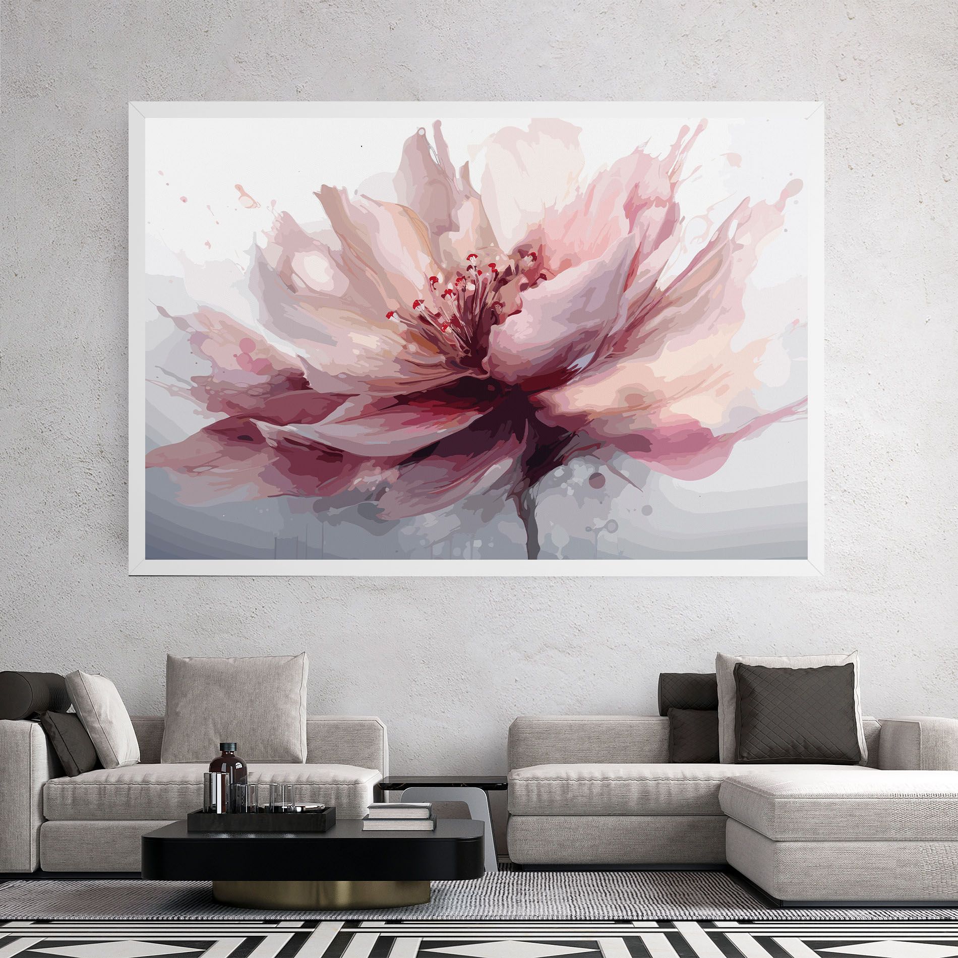 Meditation Flower mockup 2