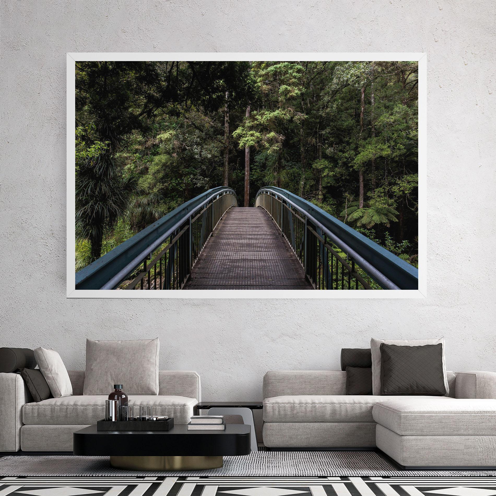 Leinwandbild Nature Bridge mockup 2