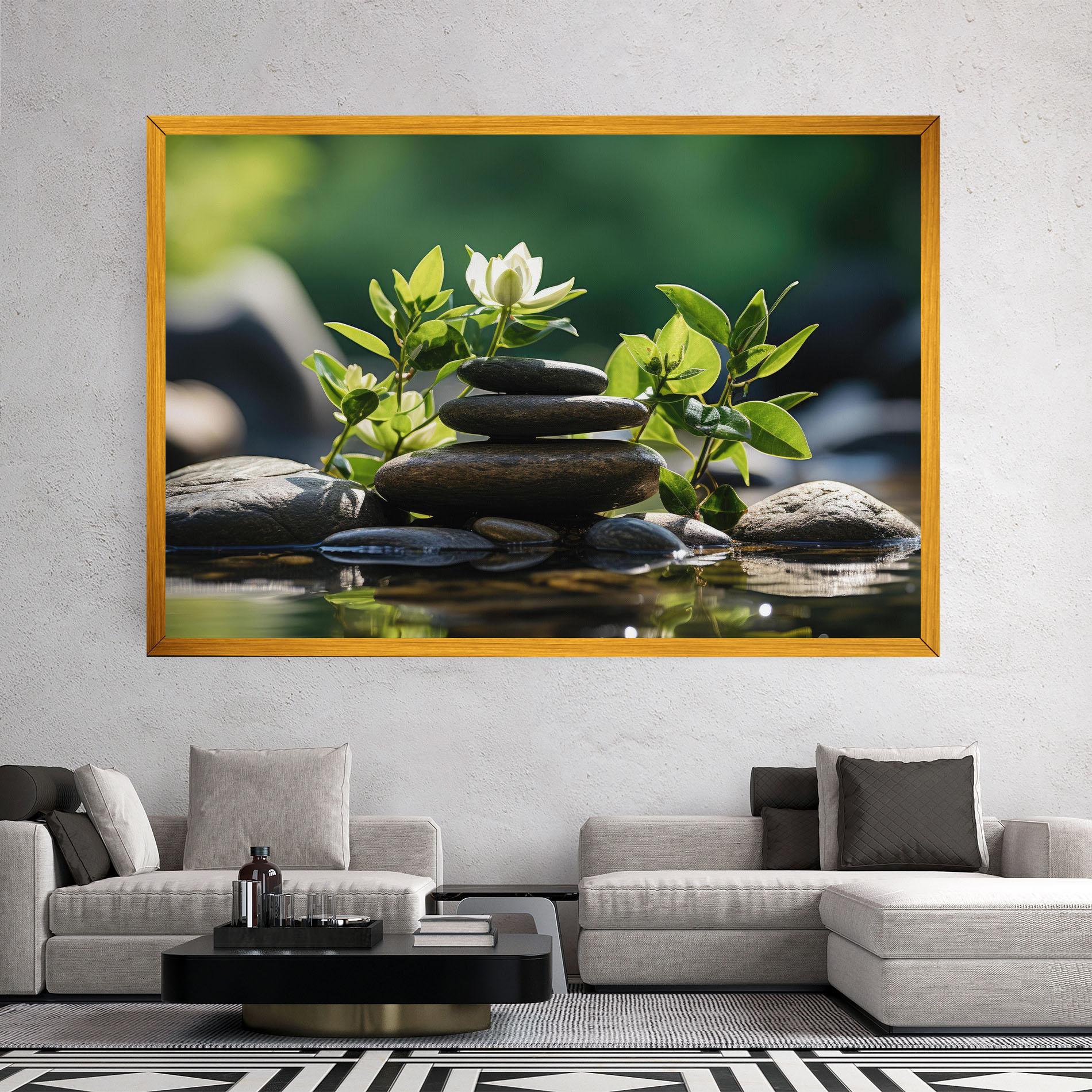 Leinwandbild Cinematic Stones mockup 2