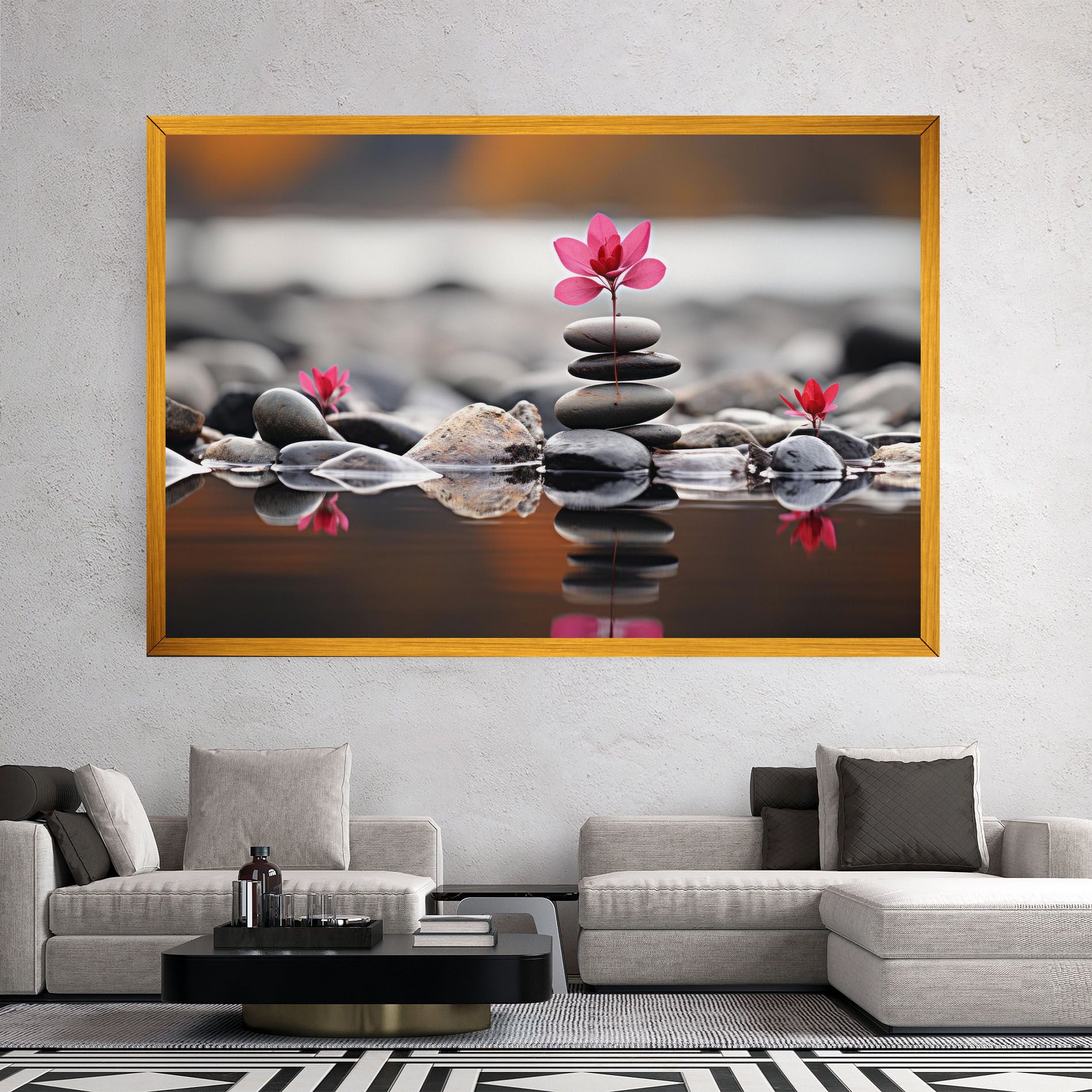 Grey Rocks Flower mockup 2