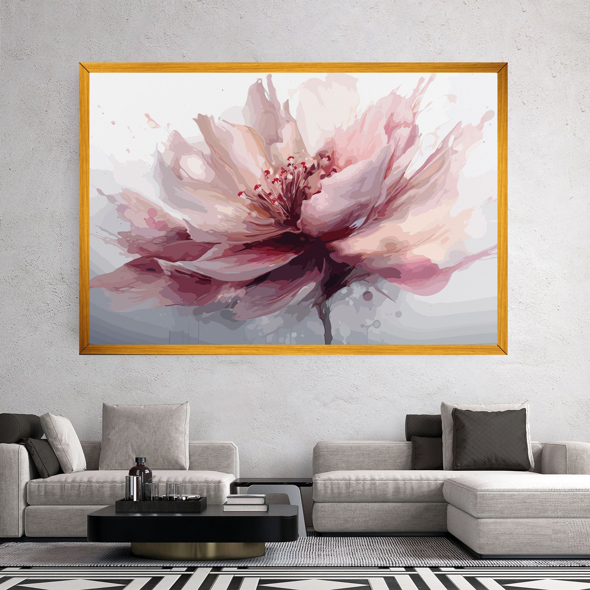 Meditation Flower mockup 2