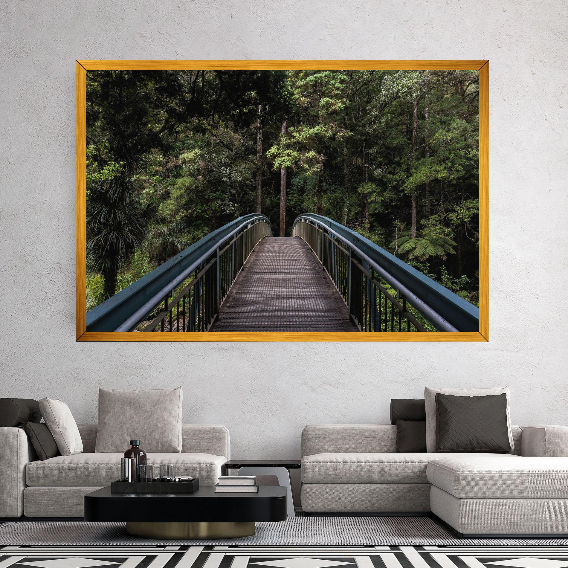 Leinwandbild Nature Bridge mockup 2