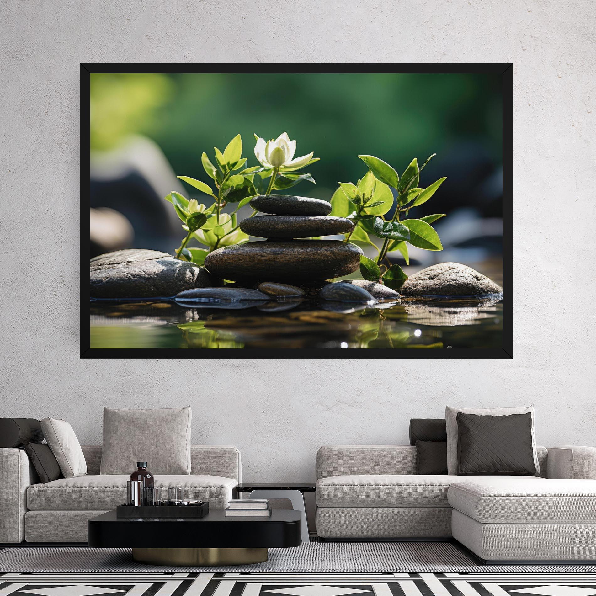 Leinwandbild Cinematic Stones mockup 2