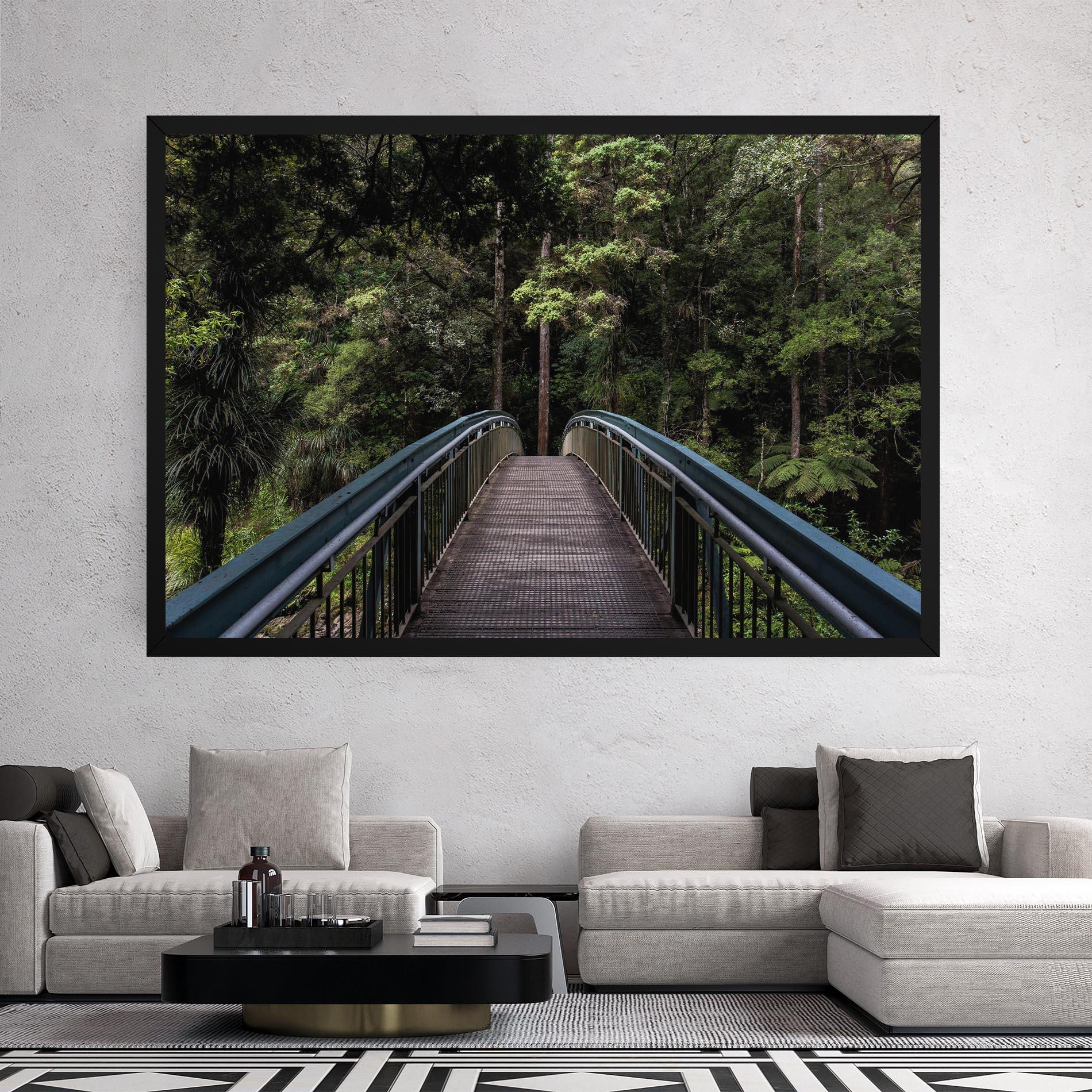 Leinwandbild Nature Bridge mockup 2