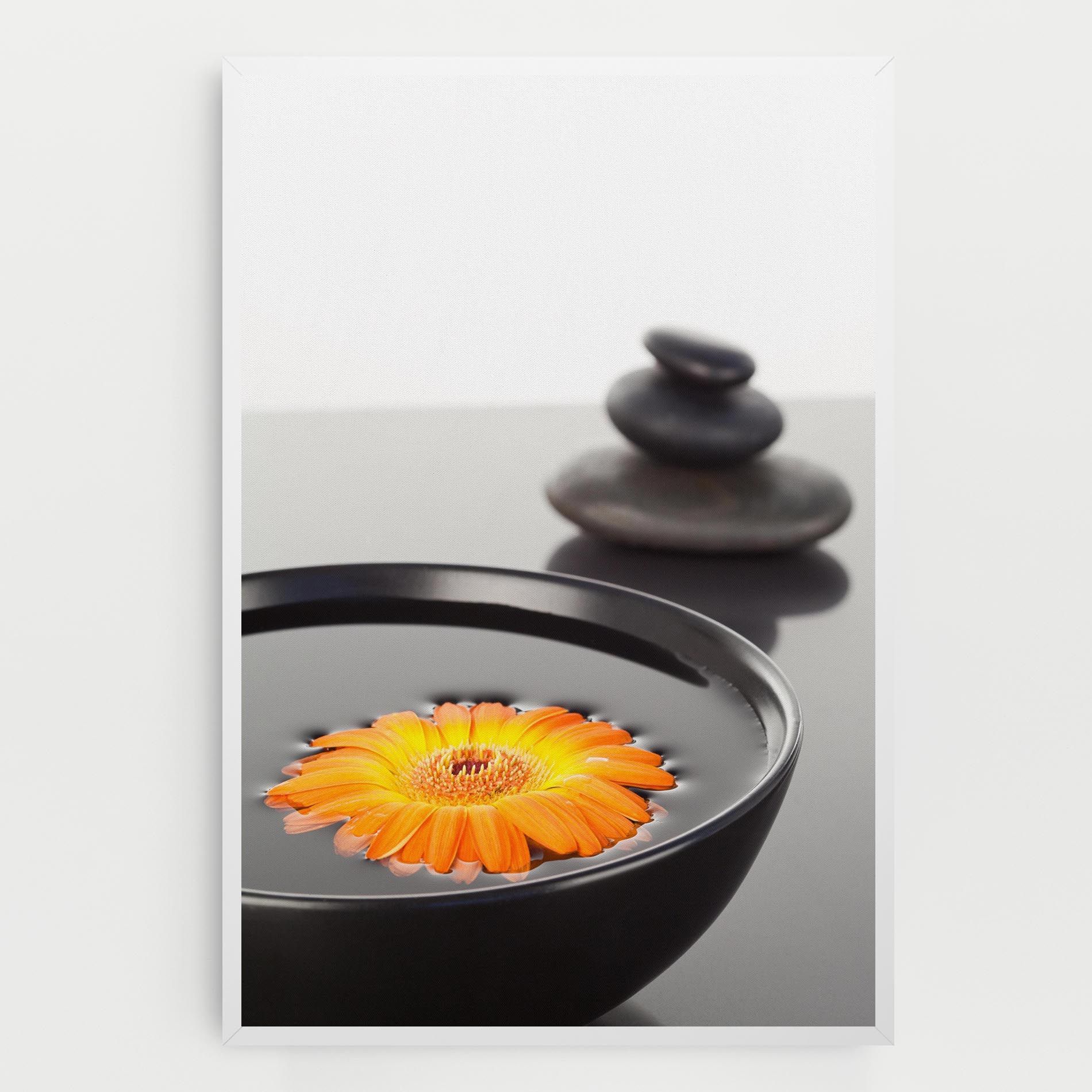 Stone Orange Flower mockup 0